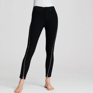Rag & Bone Nina High-Rise Ankle Skinny W/ Zips